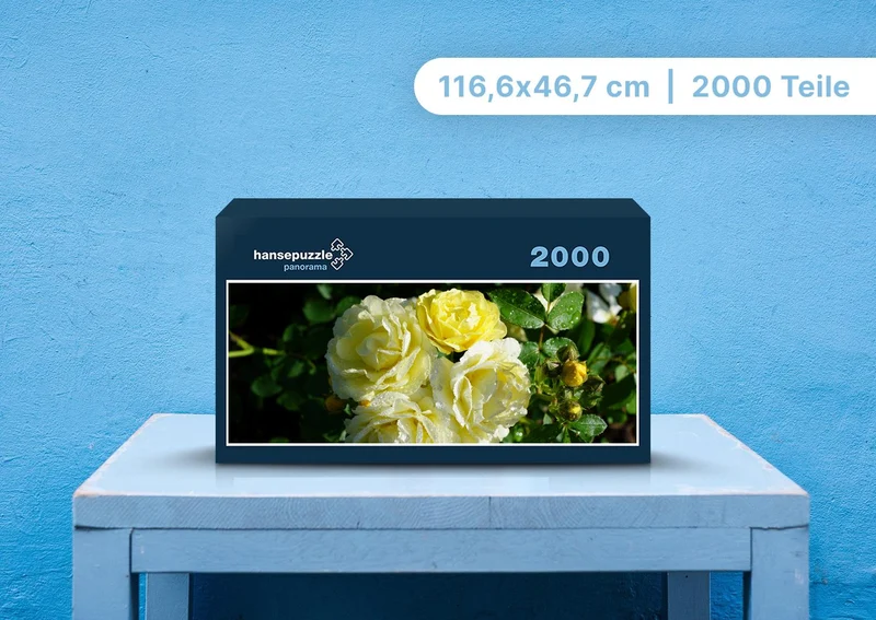 98988 Natur - Weiße Rosen Puzzle