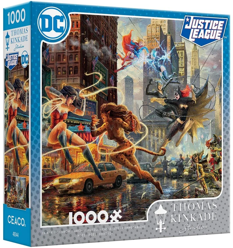 PFG Justice League - The Women Of DC, Thomas Kinkade (1000pcs) (Usage/Used - PUZZLES FOR GOOD)