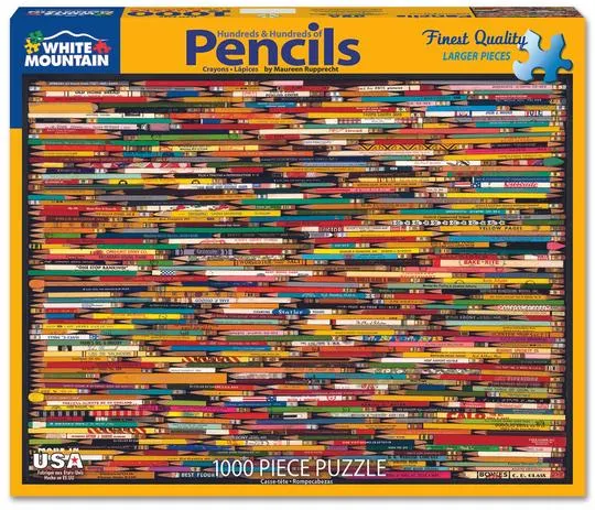 PFG Pencil Collage, Maureen Rupprecht (Usage/Used - PUZZLES FOR GOOD)