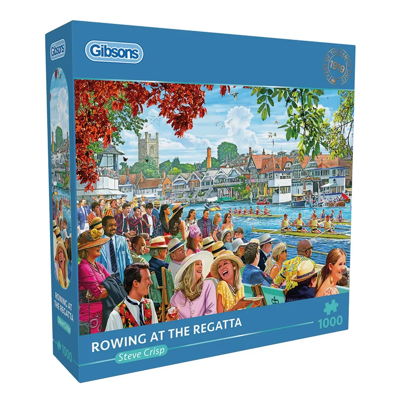 Rowing at the Regatta, Steve Crisp (1000pcs)