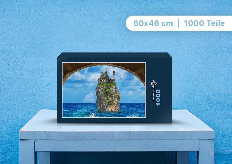 100821 Reisen - Burg auf Felsen Puzzle