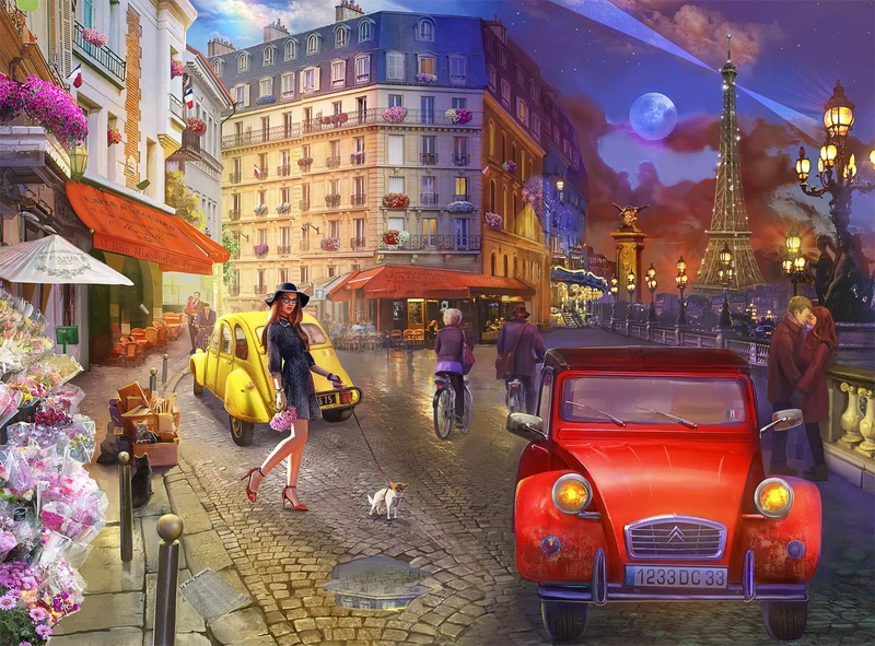 PFG - Night & Day: A Stroll In Paris (Usages/Used - Puzzles for Good)