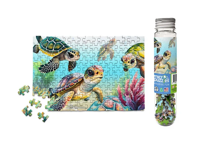 Marine life - Flippin Awesome Sea Turtles - MicroPuzzle