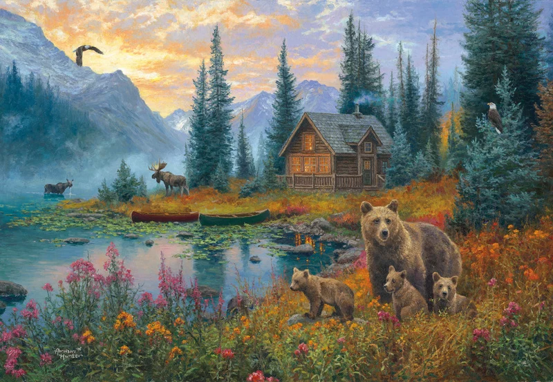 Silver Select - Wilderness Retreat, Abraham Hunter (2000pcs)