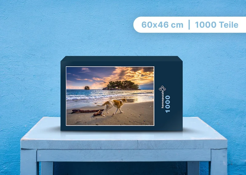 101041 Tierwelt - Hund am Meer Puzzle