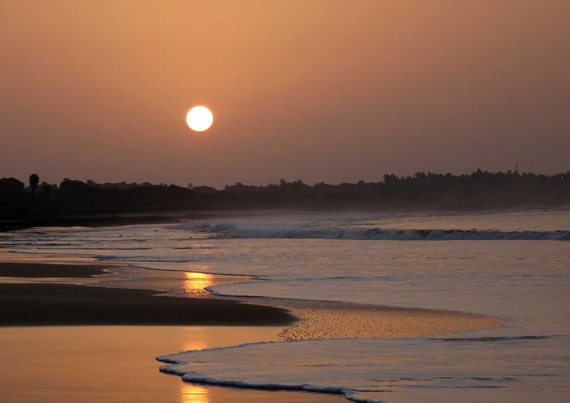 99129 Natur - Sonnenuntergang am Meer Puzzle