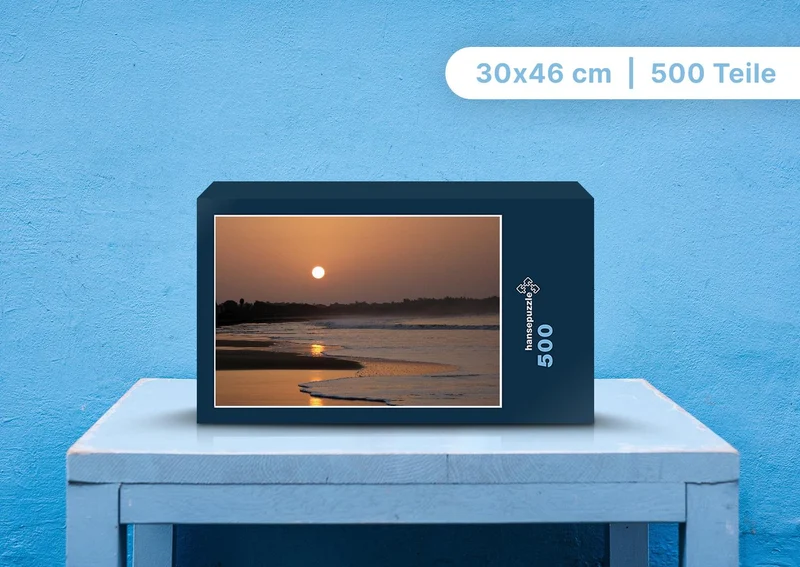 99129 Natur - Sonnenuntergang am Meer Puzzle