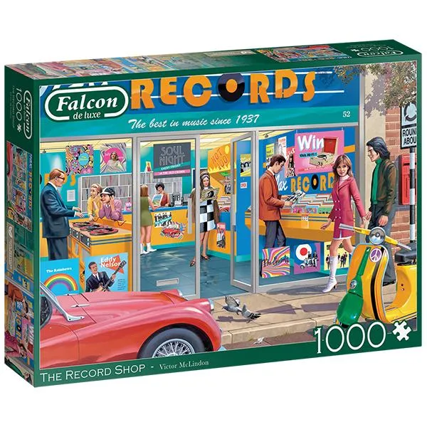 PFG The Record Store, Victor McLindon (1000pcs) (Usage/Used - PUZZLES FOR GOOD)