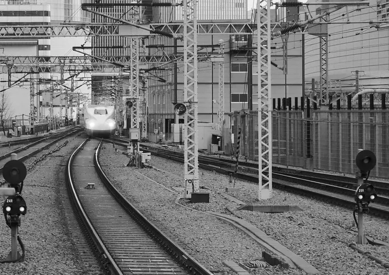 101243 Hintergründe - Eisenbahngleise Puzzle