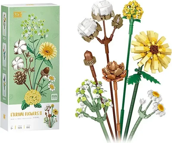 LOZ Eternal Flowers II - Cotton Bouquet (646pcs)