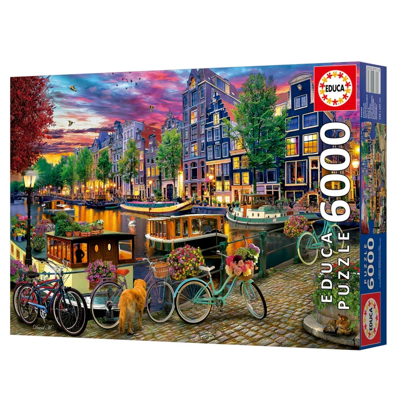 Biking in Amsterdam, David Maclean (6000pcs)