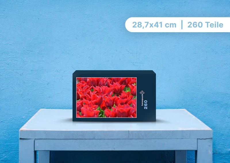 101268 Natur - Rote Blumen Puzzle