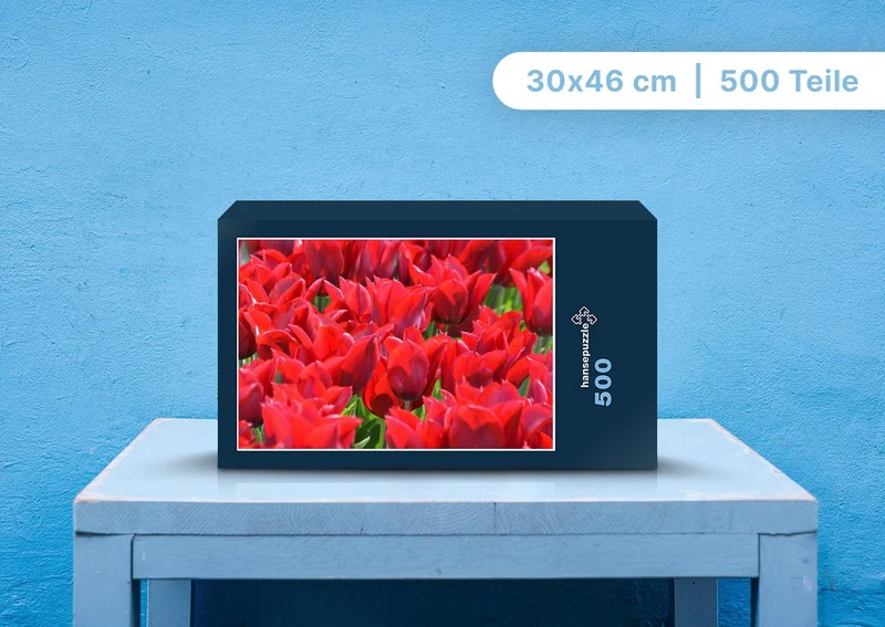 101268 Natur - Rote Blumen Puzzle