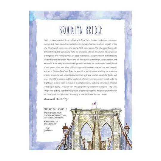 PFG Brooklyn Bridge, Michael Storrings (Usage/Used - PUZZLES FOR GOOD)