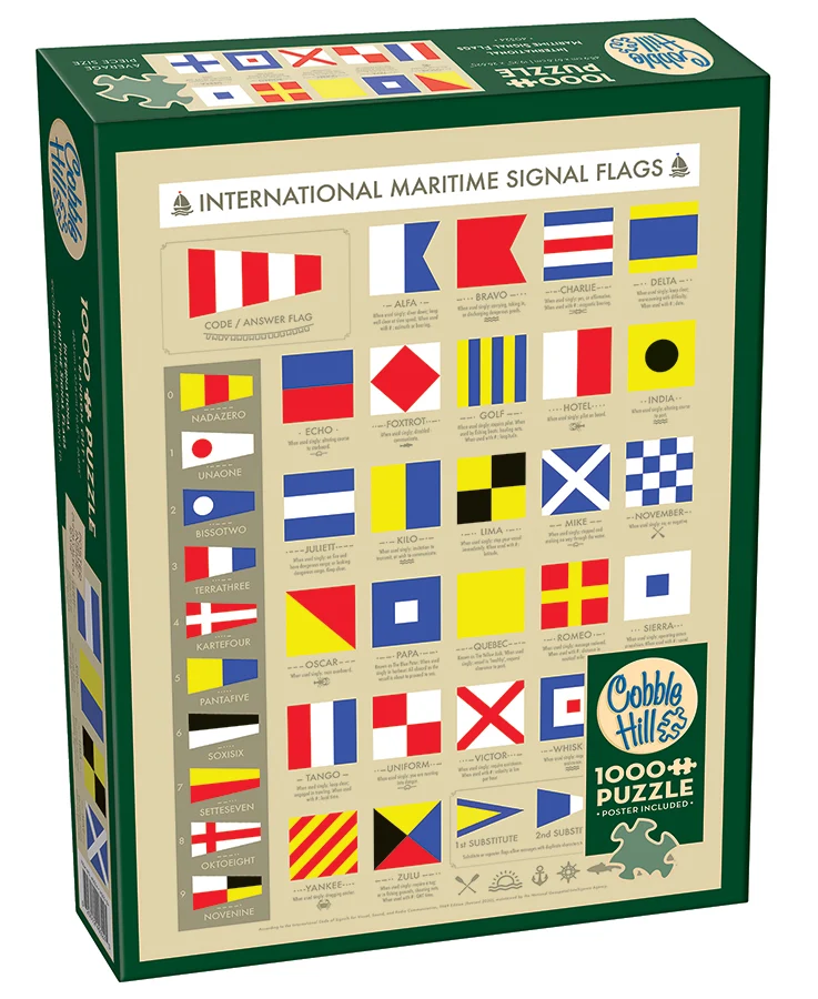 PFG International Maritime Signal Flags (1000pcs) (Usage/Used - PUZZLES FOR GOOD)