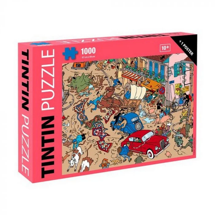 DMG TinTin - Accident au square (1000pcs) (DAMAGED BOX)