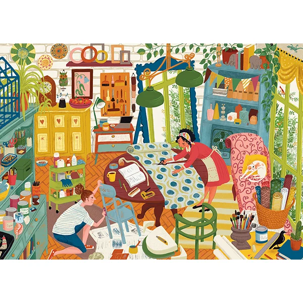 PFG - Upcycling Workshop, Juliana Oakley (1000pcs) (Usages/Used - Puzzles for Good)