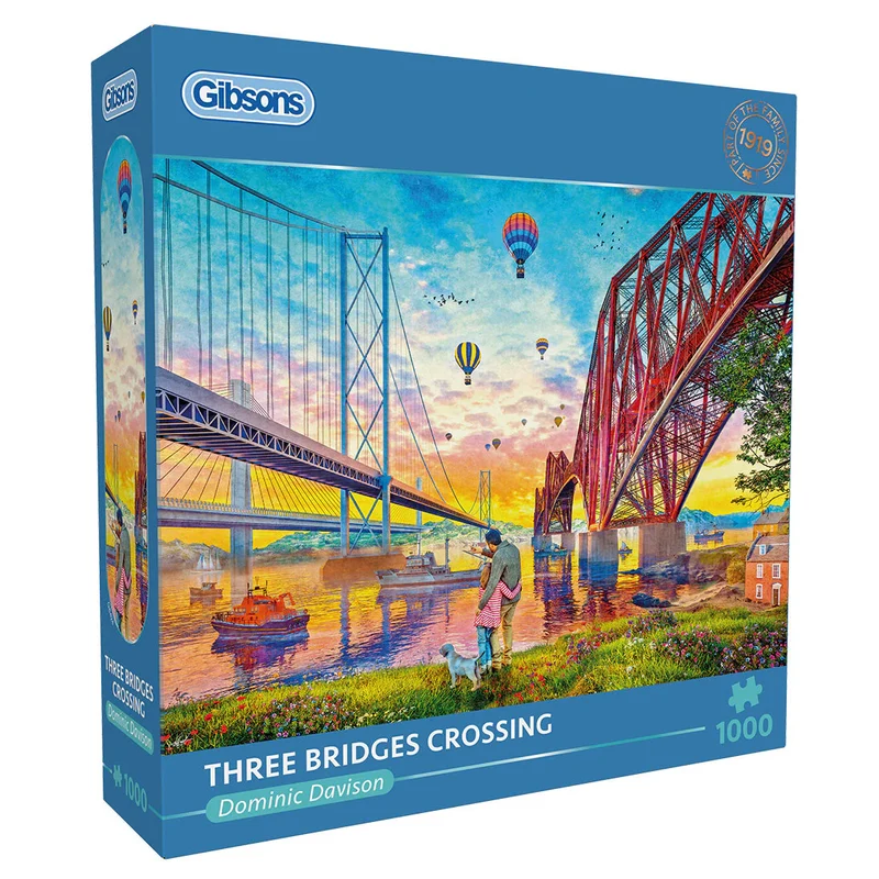 Three Bridges Crossing, Dominic Davison (1000pcs)