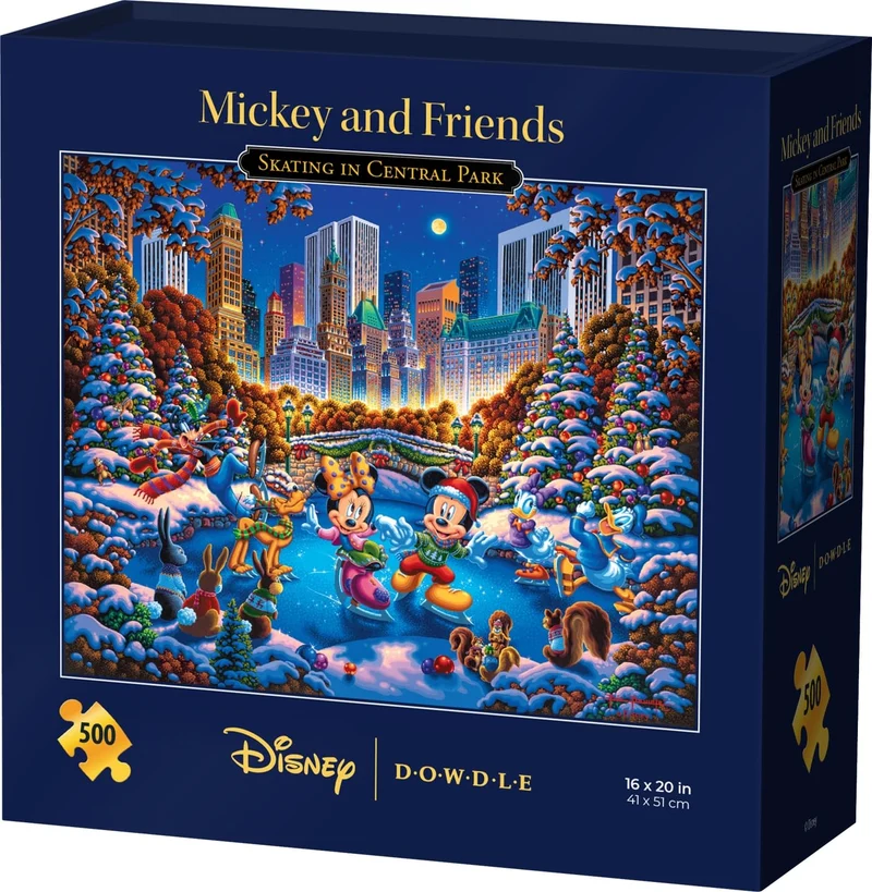 PFG Disney - Mickey & Friends Skating in Central Park (500pcs) (Usage/Used - PUZZLES FOR GOOD)