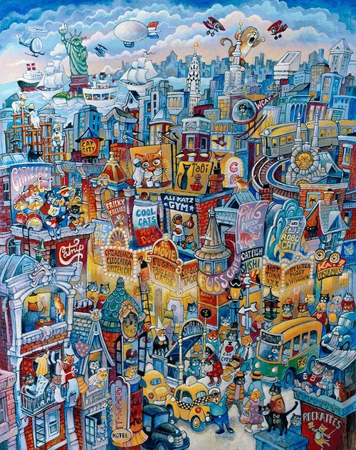 PFG Big Ben - Cat City Blues (Usage/Used - PUZZLES FOR GOOD)