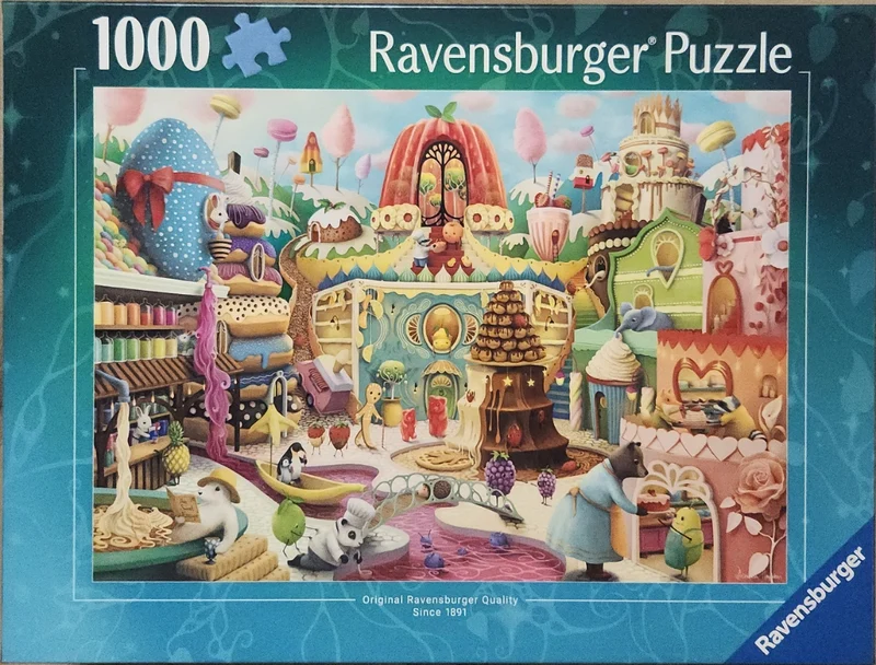 PFG Ravensburger Sweet Street, Demelsa Haughton (1000pcs) (Usage/Used - PUZZLES FOR GOOD)