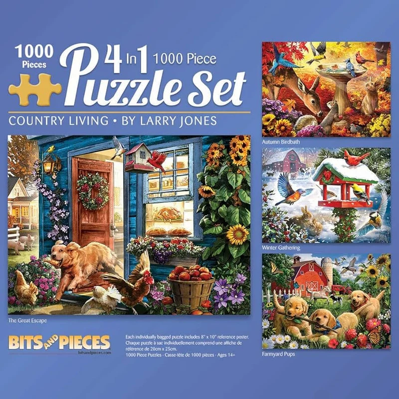 PFG Country Life 4-in-1 Multipack (Usage/Used - PUZZLES FOR GOOD)