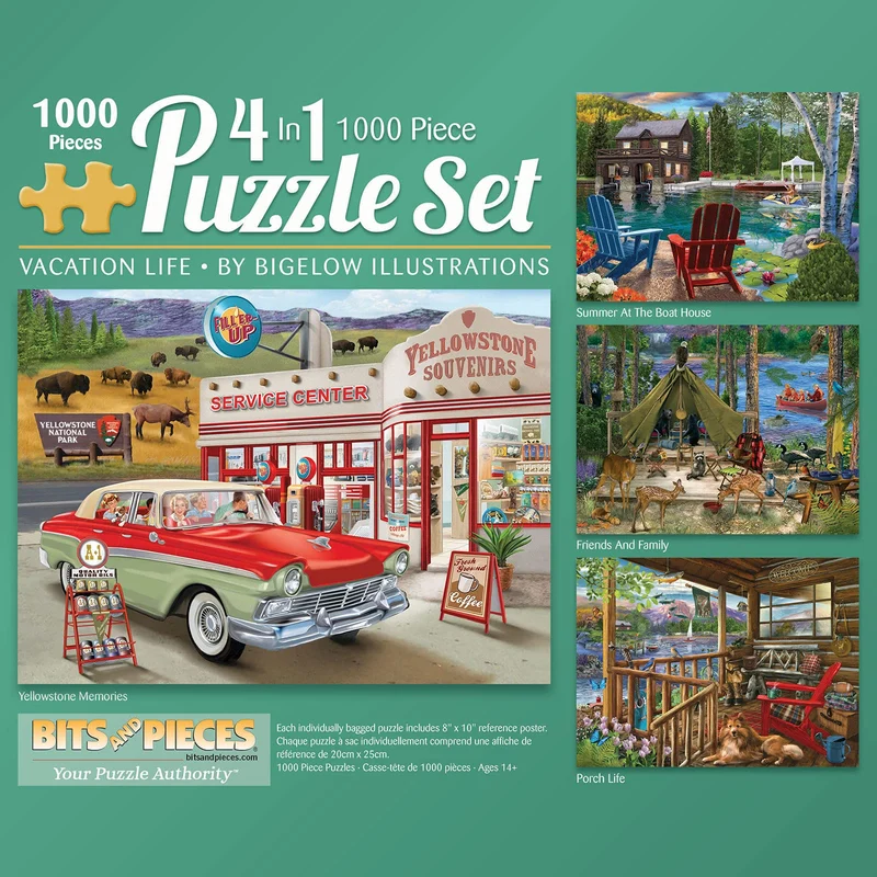 PFG Vacation Life 4-in-1 Multipack (Usage/Used - PUZZLES FOR GOOD)