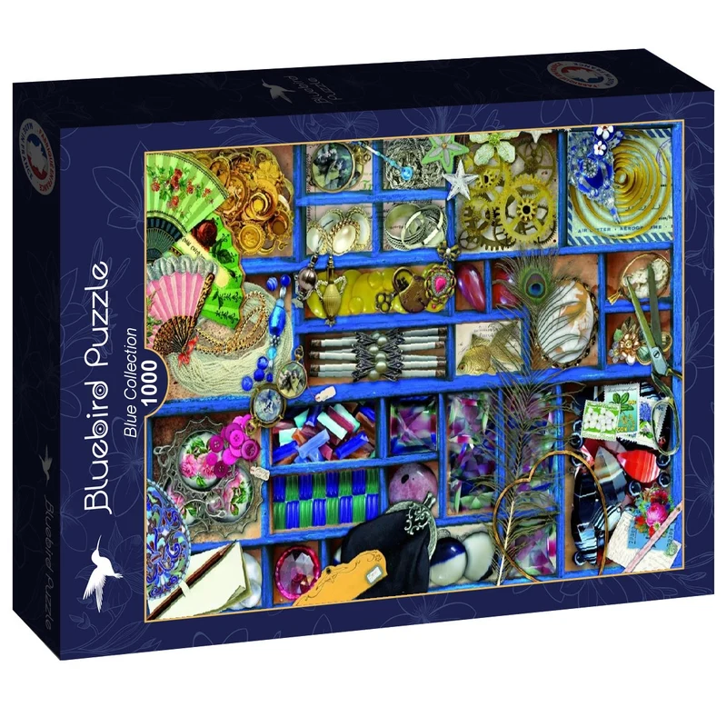 PFG Blue Collection, Barbara Behr (1000pcs) (Usage/Used - PUZZLES FOR GOOD)