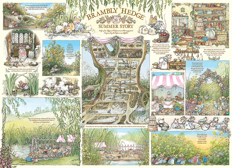 PFG Brambly Hedge Autumn Story, Jill Barklem (1000pcs) (Usage/Used - PUZZLES FOR GOOD)