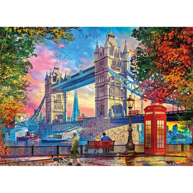 Clearing Skies over Tower Bridge, Dominic Davison (1000pcs)