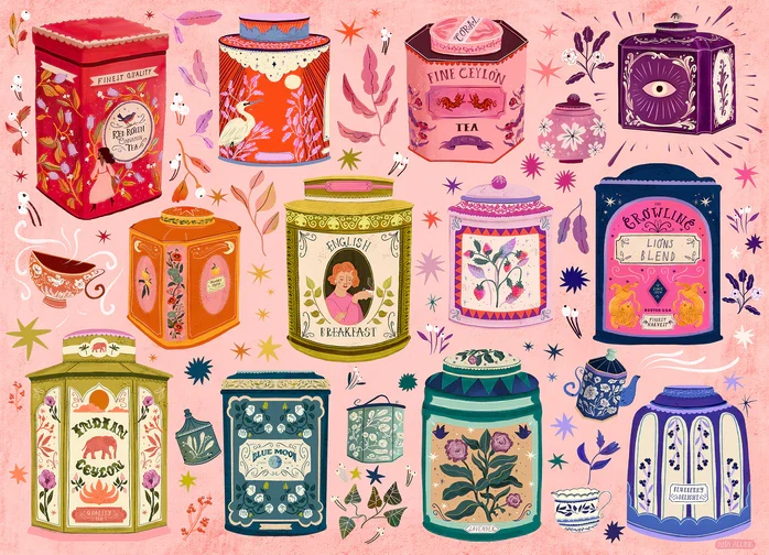 Tea Tin Treasures (1000pcs)