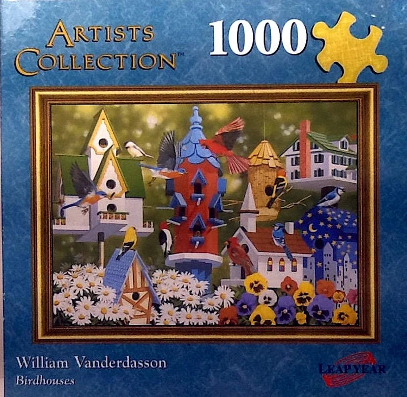 PFG Birdhouses, William Vanderdasson (1000pcs) (Usage/Used - PUZZLES FOR GOOD)