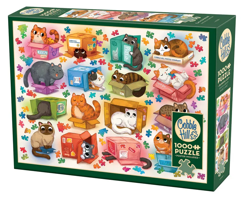 Cats vs. Puzzles, Michelle Simpson (1000pcs)
