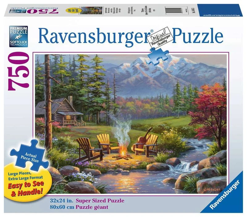 PFG Ravensburger Riverside Livingroom (750 Large) (Usage/Used - PUZZLES FOR GOOD)