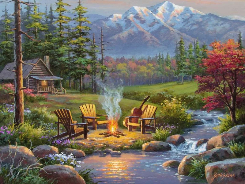 PFG Ravensburger Riverside Livingroom (750 Large) (Usage/Used - PUZZLES FOR GOOD)