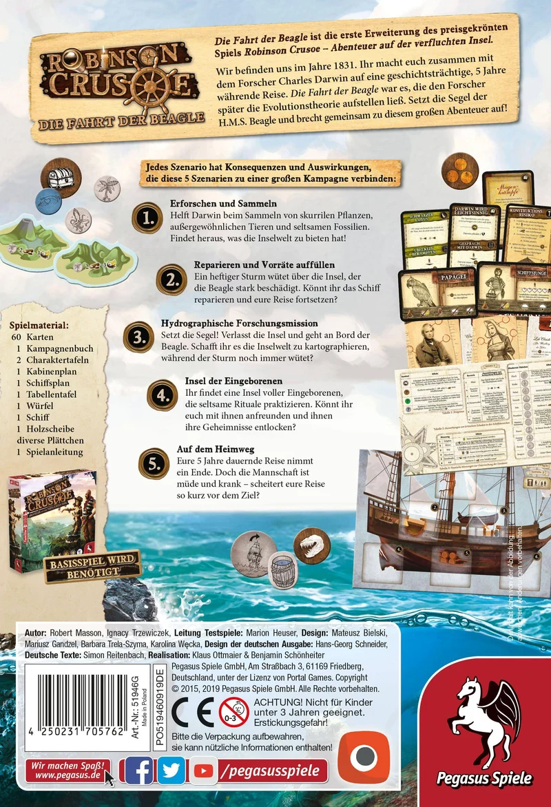 Robinson Crusoe: Die Fahrt der Beagle [Erw.]