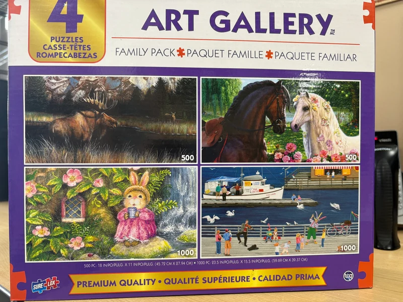 PFG Art Gallery 4-in-1 Multipack (Usage/Used - PUZZLES FOR GOOD)