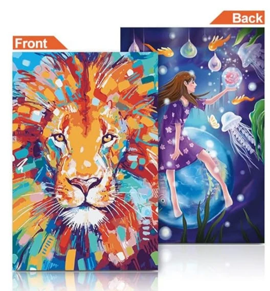 Mini Puzzle - Color Lion (Double-sided) (234pcs)
