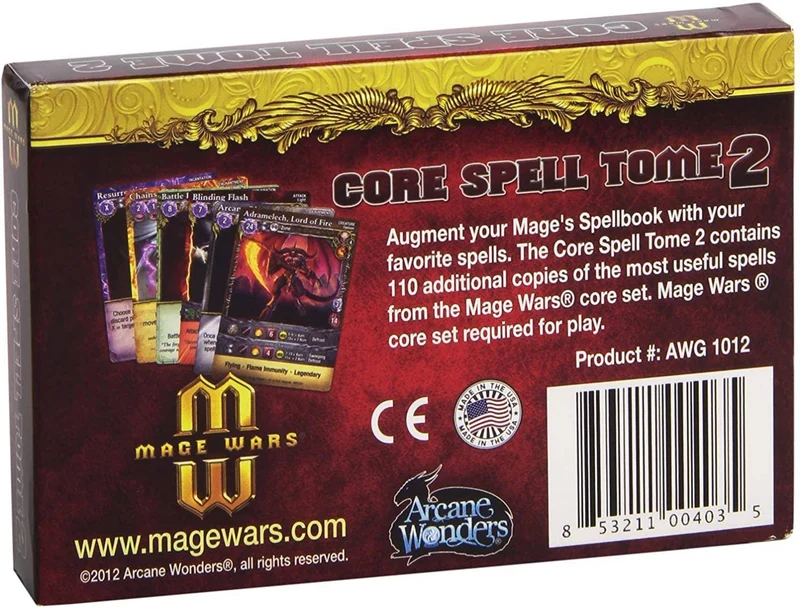 Mage Wars Core Spell Tome 2