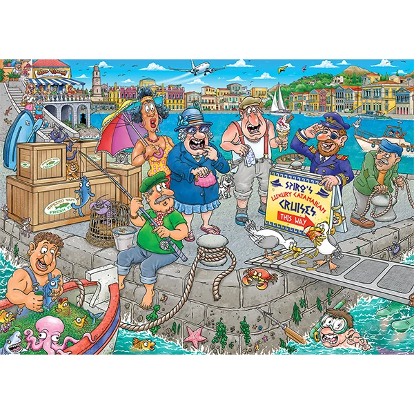 Wasgij Original #47 - Boating Bedlam! (1000pcs)