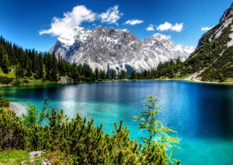 103952 Natur - See im Gebirge Puzzle