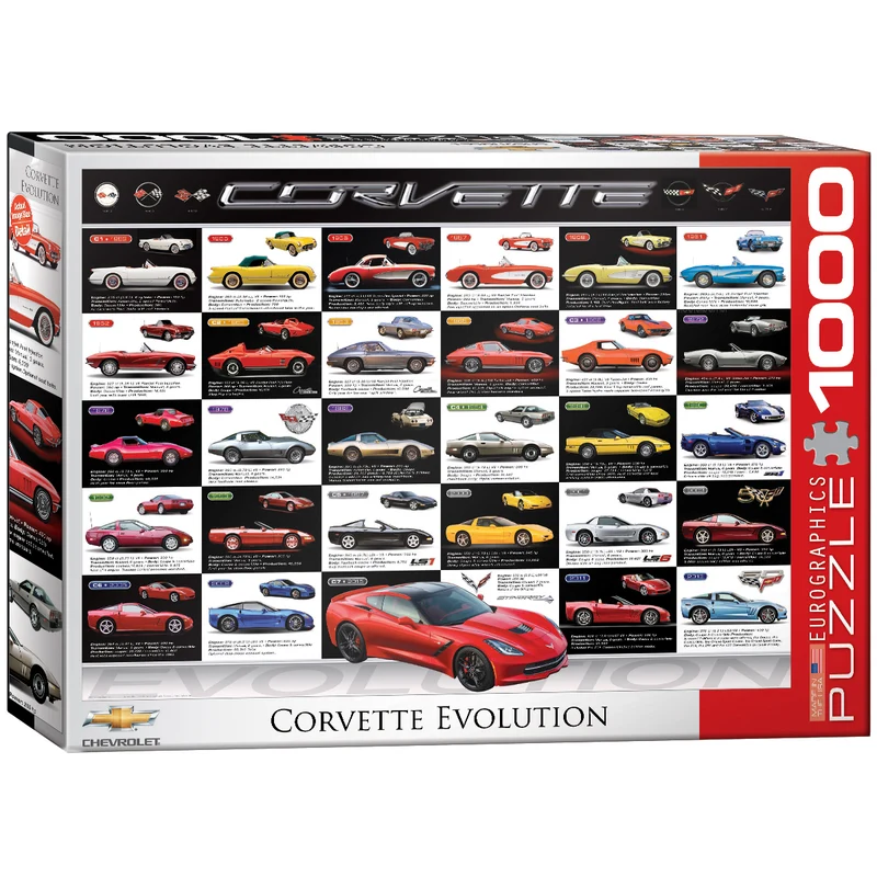 PFG Corvette Evolution (1000pcs) (Usage/Used - PUZZLES FOR GOOD)