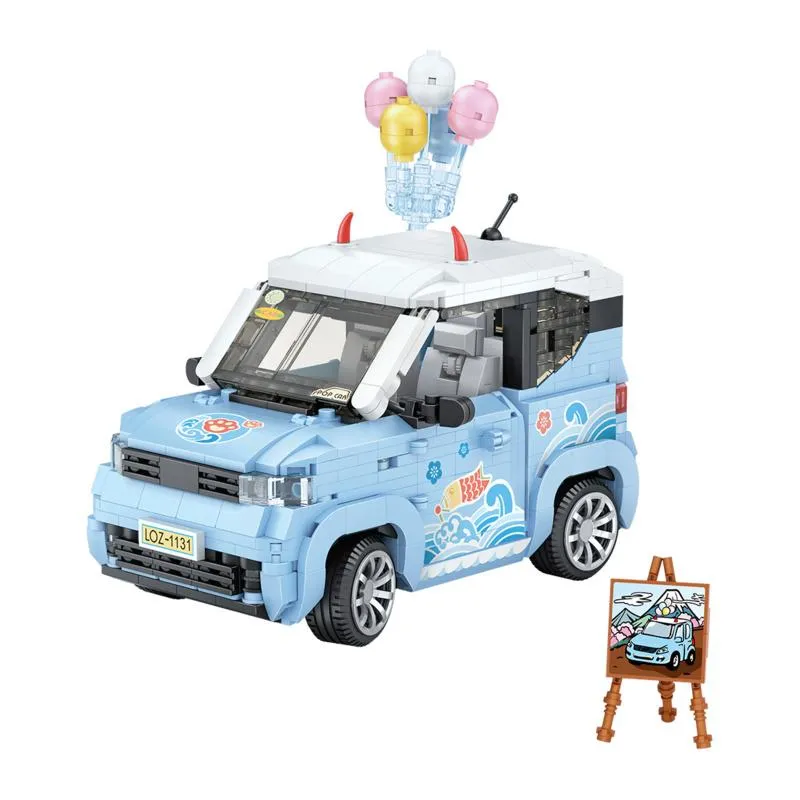 LOZ Block - Mini Blue Car (1/20th scale) (875pcs)