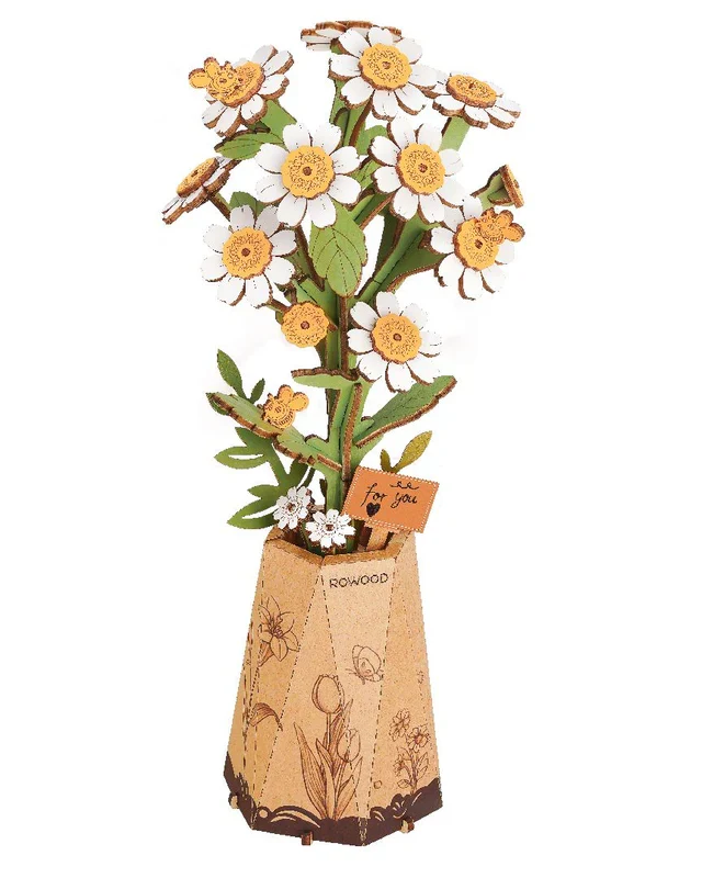 3D Wood Chamomile - Energetic & Happiness (101pcs)