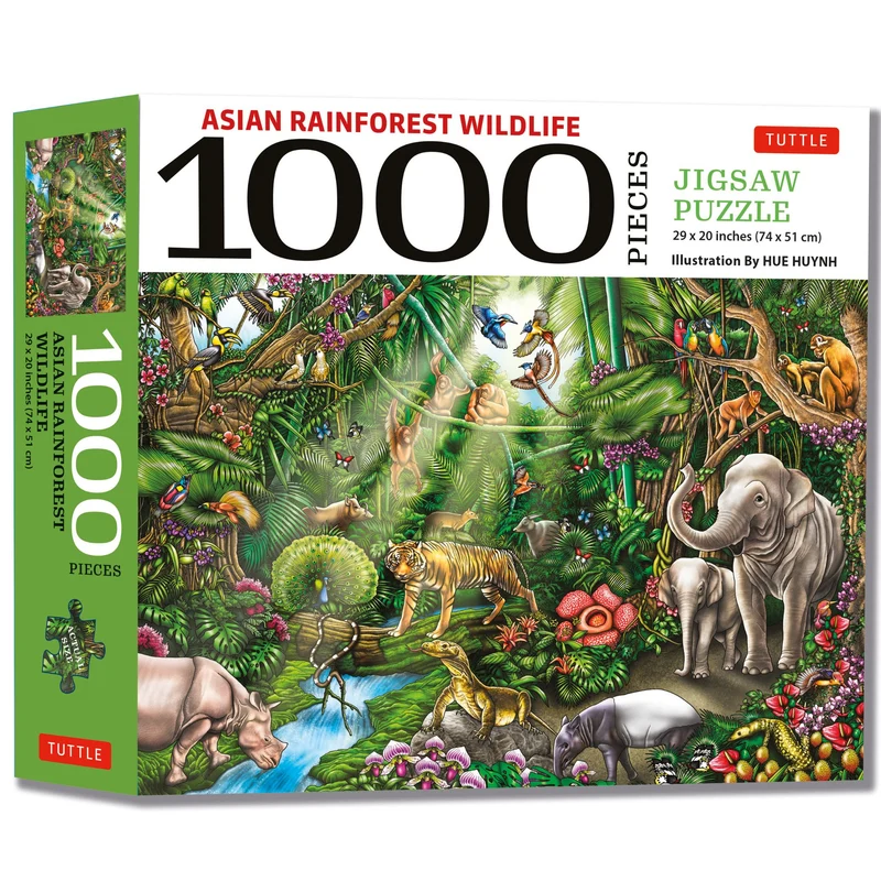 Asian Rainforest Wildlife (1000pcs)