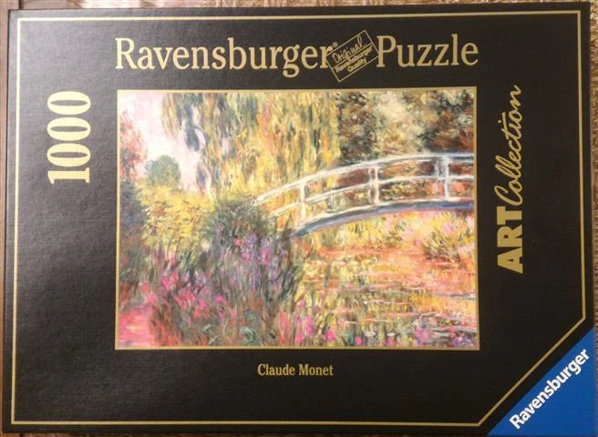 PFG Ravensburger Japanese Bridge in the Garden of Giverny (1000pcs) (Usage/Used - PUZZLES FOR GOOD)