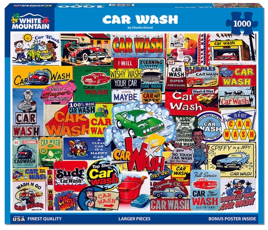 Car Wash, Charlie Girard (1000pcs)