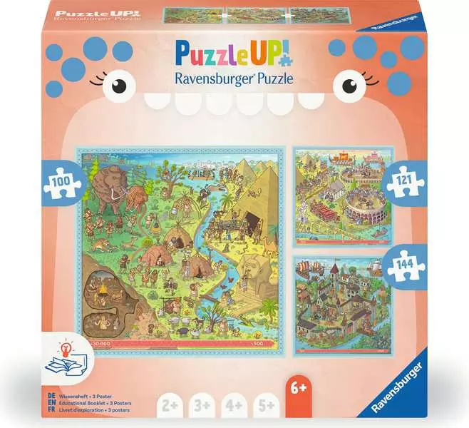 Ravensburger Puzzle Up! History (100/121/144 pcs)