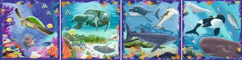 Ravensburger Puzzle Up! Ocean Life (64/72/81/90 pcs)