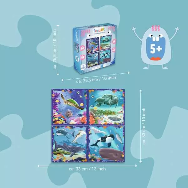 Ravensburger Puzzle Up! Ocean Life (64/72/81/90 pcs)